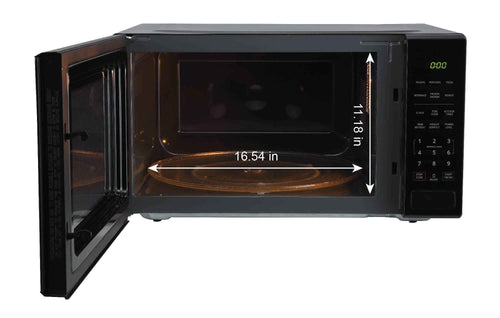 Mainstays 2.2 cu ft Countertop Microwave Oven, Black, New