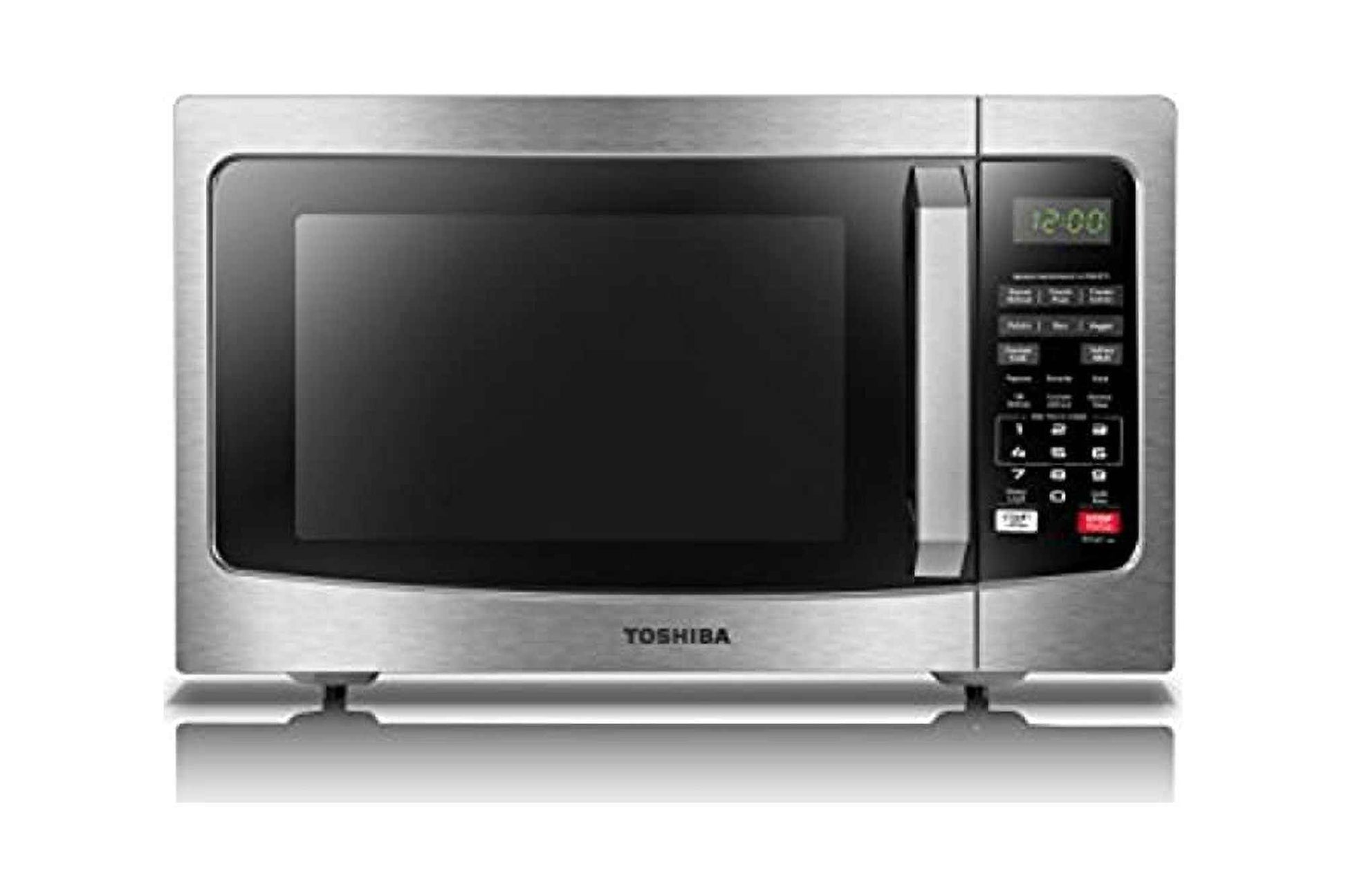 Toshiba 1.2 cu ft Countertop Microwave Ovens in Stainless Steel