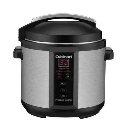 Cuisinart Stainless Steel Pressure Cooker 6 qt. Black/Silver