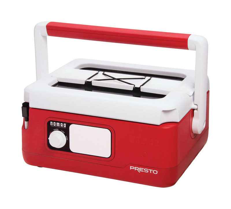 Presto Nomad Red Plastic 250W Slow Cooker 6 qt. Capacity (Pack of 2)