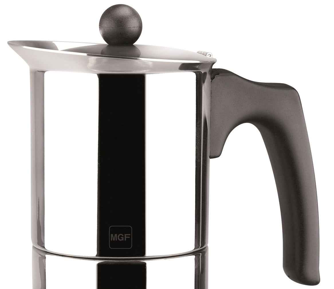 Genova 6 Cups Stainless Steel Espresso Maker