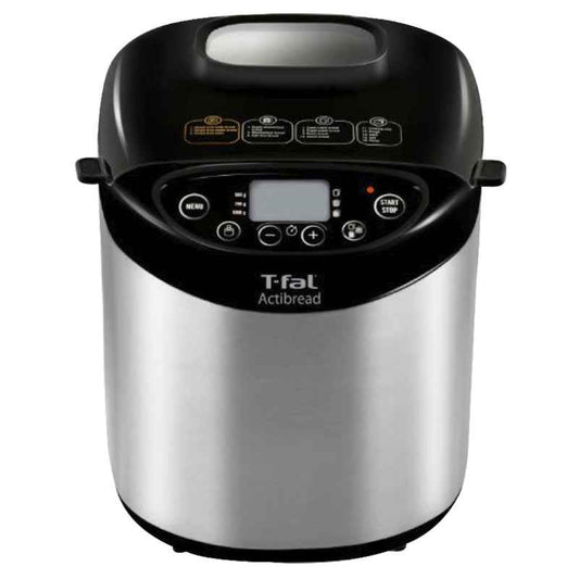 T-Fal Brushed Nickel Black Metal 2 lb. Breadmaker