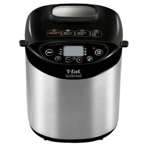 T-Fal Brushed Nickel Black Metal 2 lb. Breadmaker