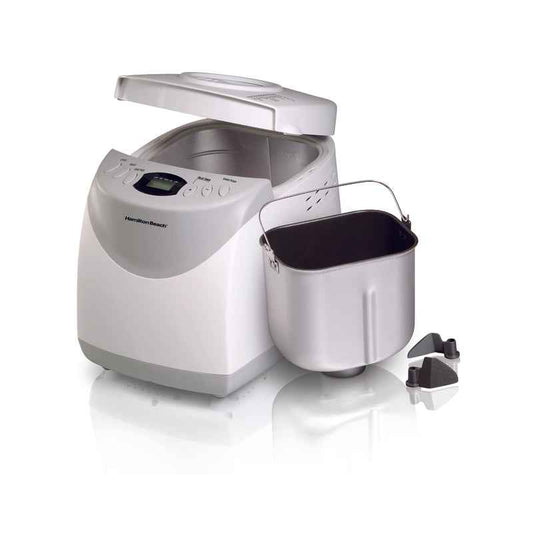 Hamilton Beach Matte White Plastic 2 lb. Breadmaker