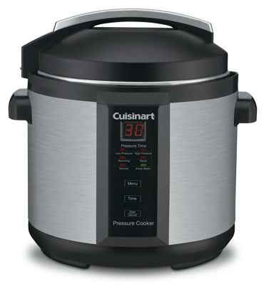 Cuisinart Stainless Steel Pressure Cooker 6 qt. Black/Silver