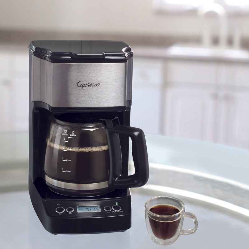 Capresso 5 cups Black/Silver Coffee Maker