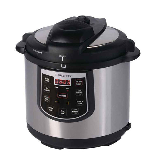 Presto Aluminum Pressure Cooker 6 qt Silver