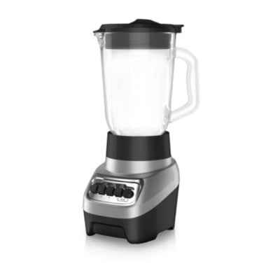 BLACK+DECKER Power Crush Blender, Silver, 6-Cup, 550-Watt