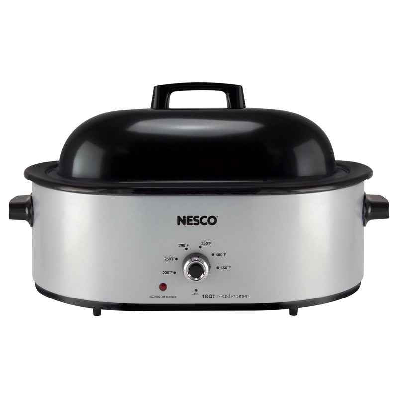 Nesco Silver Stainless Steel 18 qt Electric Roaster
