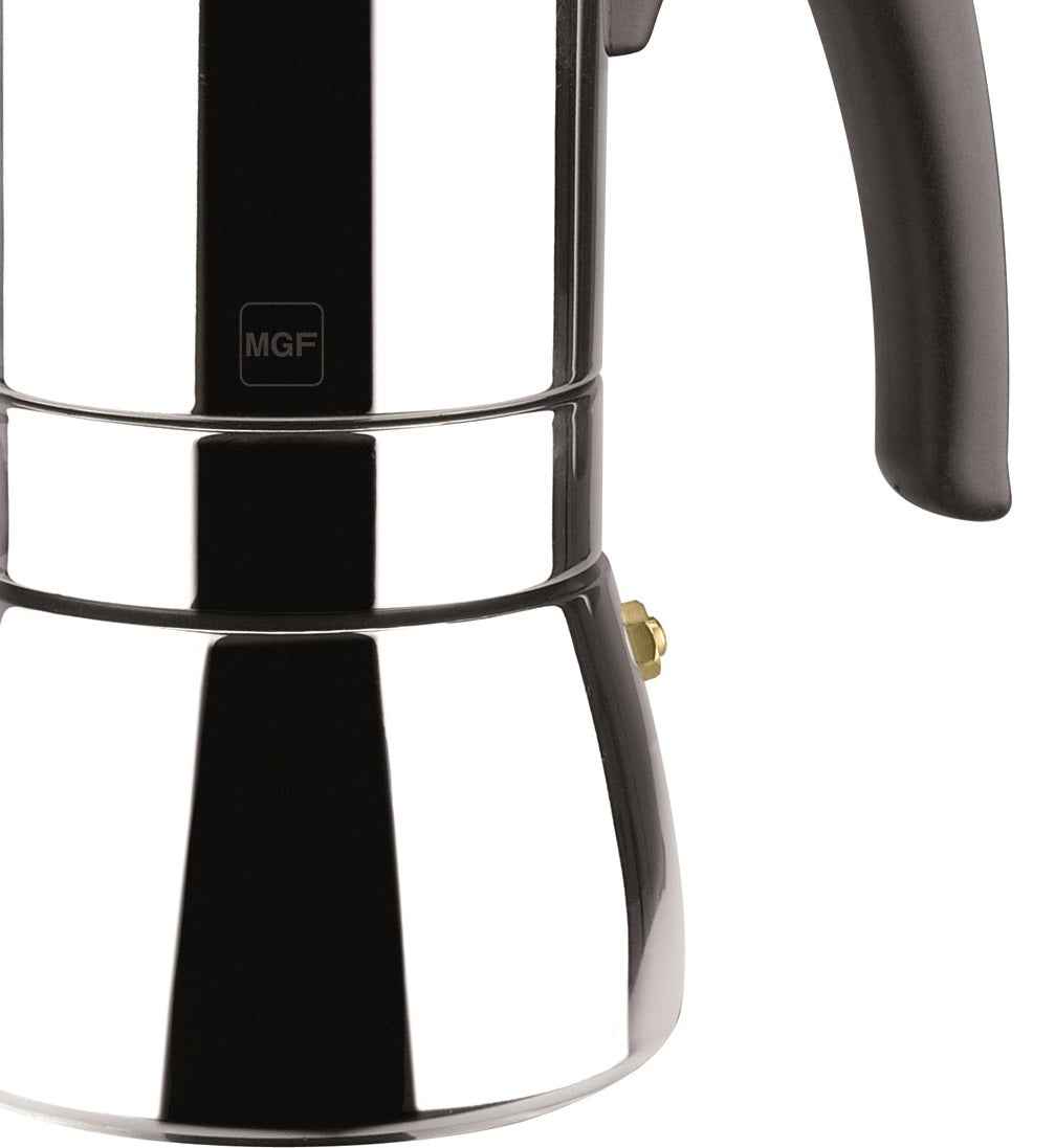Genova 6 Cups Stainless Steel Espresso Maker