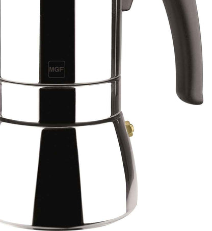 Genova 6 Cups Stainless Steel Espresso Maker