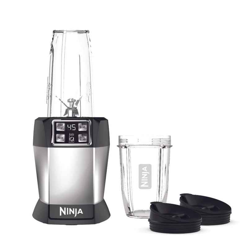 Ninja Black/Silver Metal/Plastic Blender 24 oz 2 speed