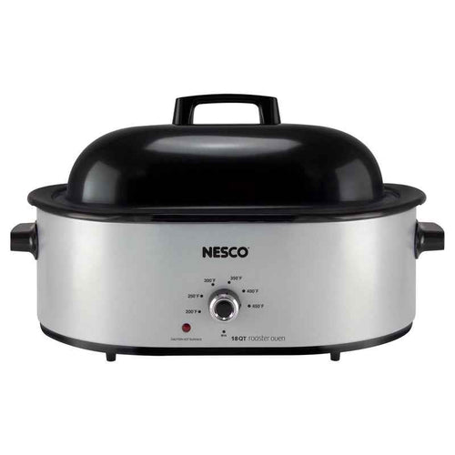 Nesco Silver Stainless Steel 18 qt Electric Roaster