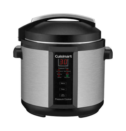 Cuisinart Stainless Steel Pressure Cooker 6 qt. Black/Silver