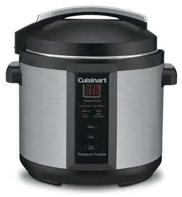 Cuisinart Stainless Steel Pressure Cooker 6 qt. Black/Silver