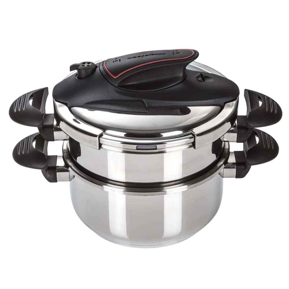Pressure Cooker Prisma 2 Pieces Set 4 and 6 Qts
