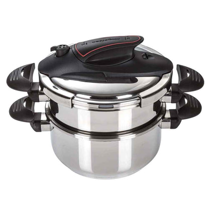 Pressure Cooker Prisma 2 Pieces Set 4 and 6 Qts