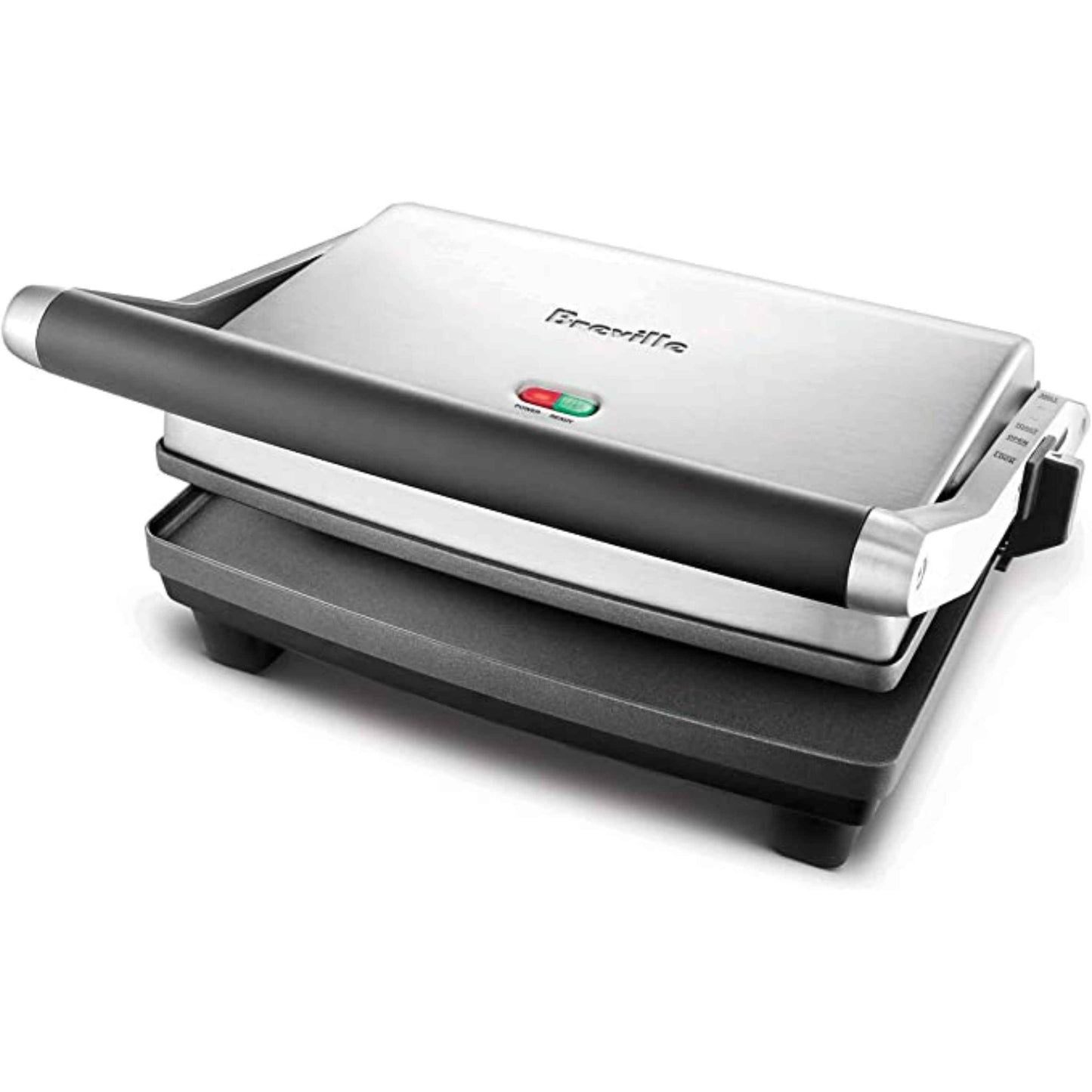 Breville Duo 1500-Watt Nonstick Panini Press – Silver