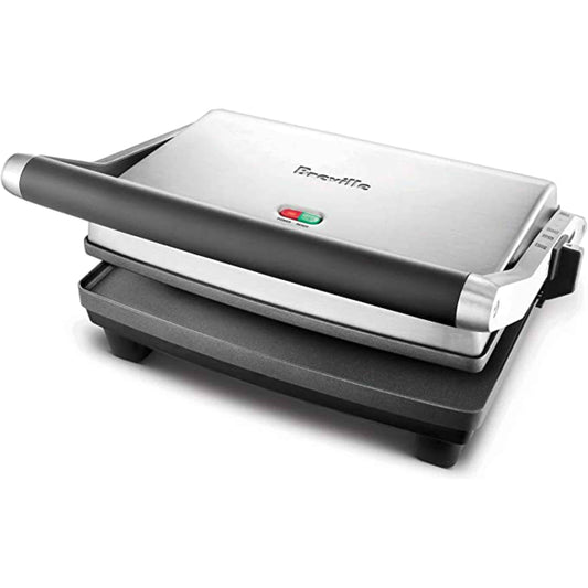 Breville Duo 1500-Watt Nonstick Panini Press – Silver