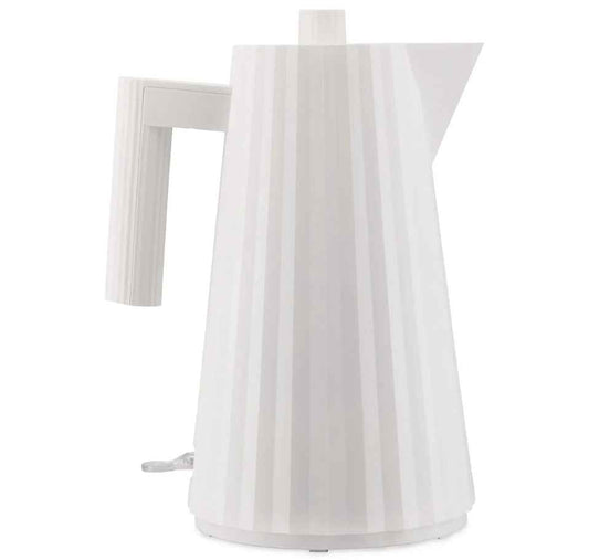 Alessi Plisse Electric Kettle – White – 1 Quart