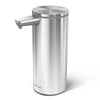 simplehuman 9 oz. Touch-Free Automatic Rechargeable Sensor Liquid Soap Dispenser, Brushed Stainless Steel