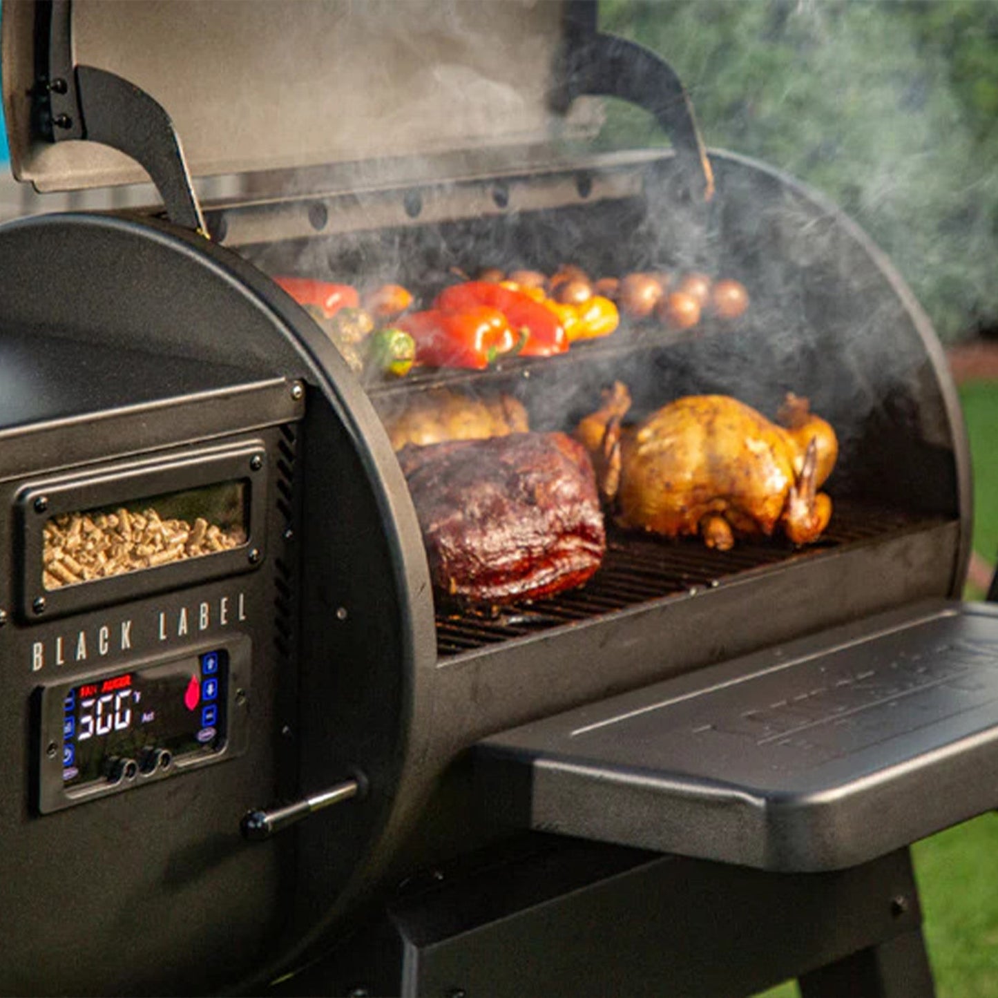 Louisiana Grills 1000 Black Label Series Outdoor Pellet Grill with WiFi Control - Home OXO