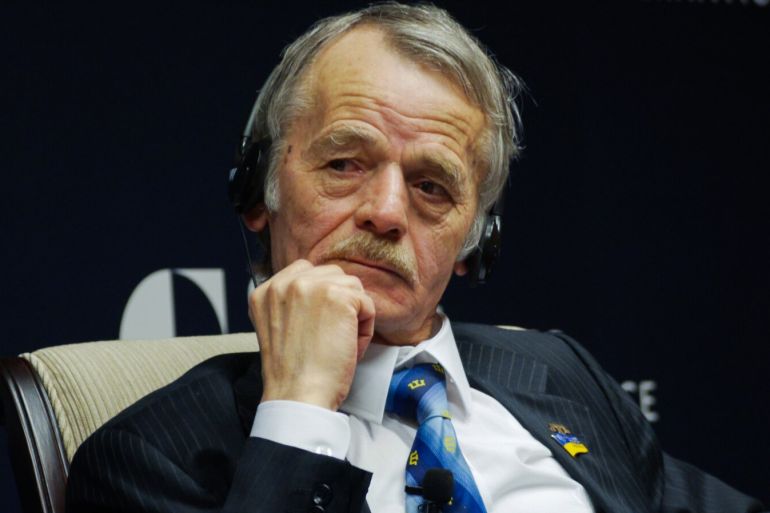Mustafa Jamilov "leader" Tatar commissar of the President of Ukraine for the affairs of the Tatar people