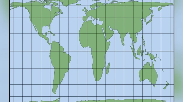 Peter's world map