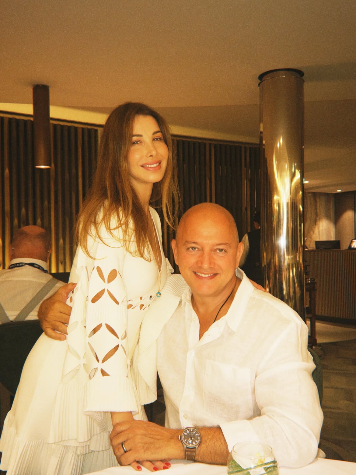 Nancy Ajram and Fadi Al-Hashemi
