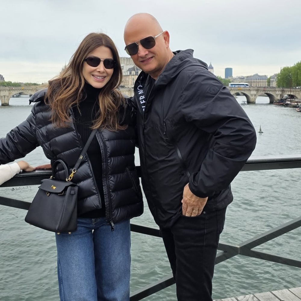 Nancy Ajram and her husband