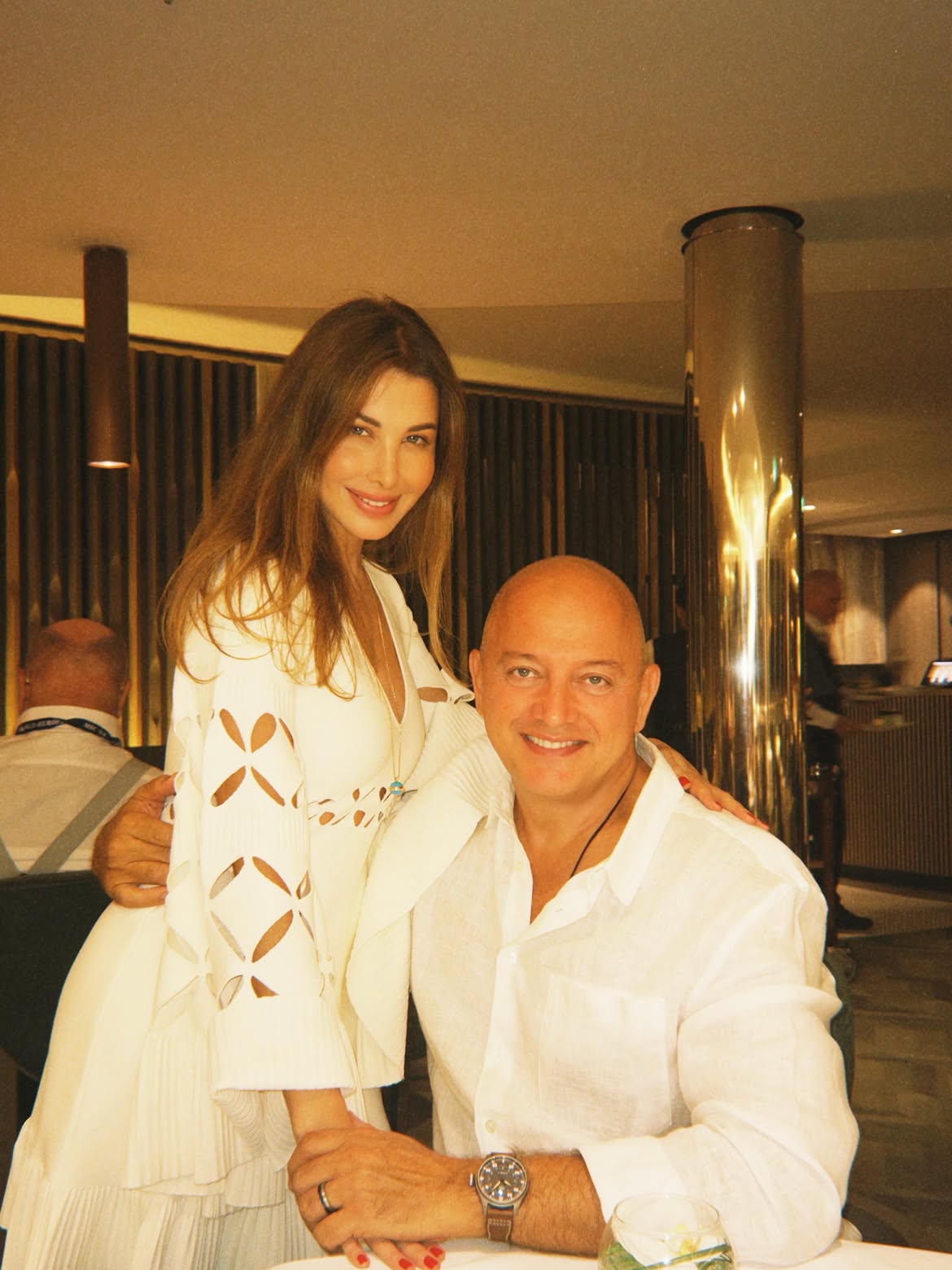 Nancy Ajram and Fadi Al-Hashemi
