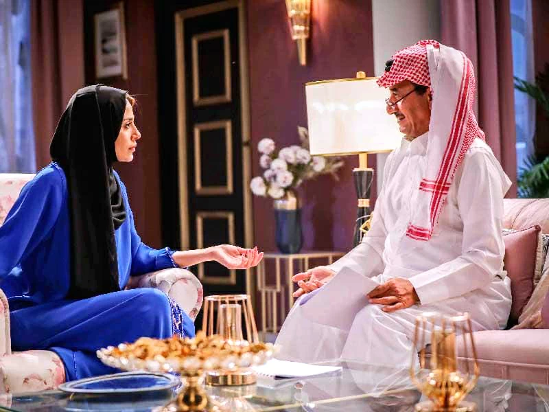 Nasser Al-Kassabi and Elham Ali.. in the drama of Ramadan