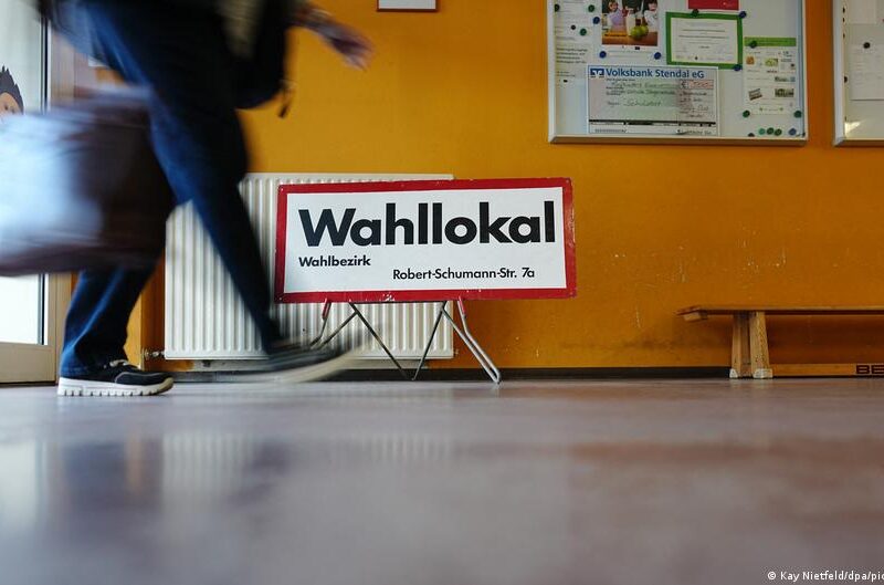 Polling stations have opened in Saxony-Anhalt, Germany