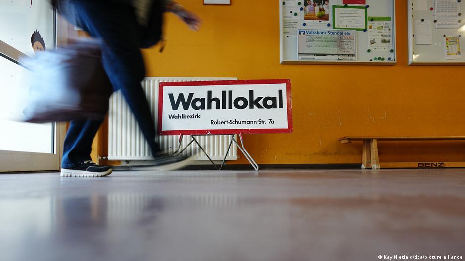Polling stations have opened in Saxony-Anhalt, Germany