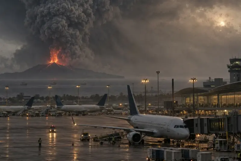 The eruption of Anak Krakatau caused air traffic delays in Jakarta and 209 flights.