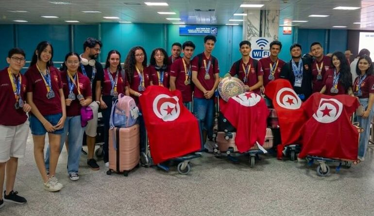 The Tunisian national robotics team took first place at the World Robotics Championship